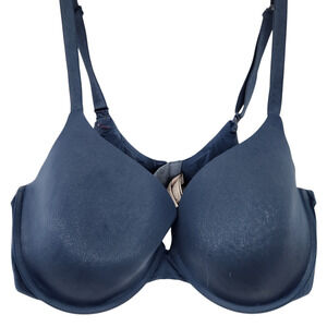 Victoria's Secret Uplift Demi Semi-Convertible Bra 38D Blue Shimmer